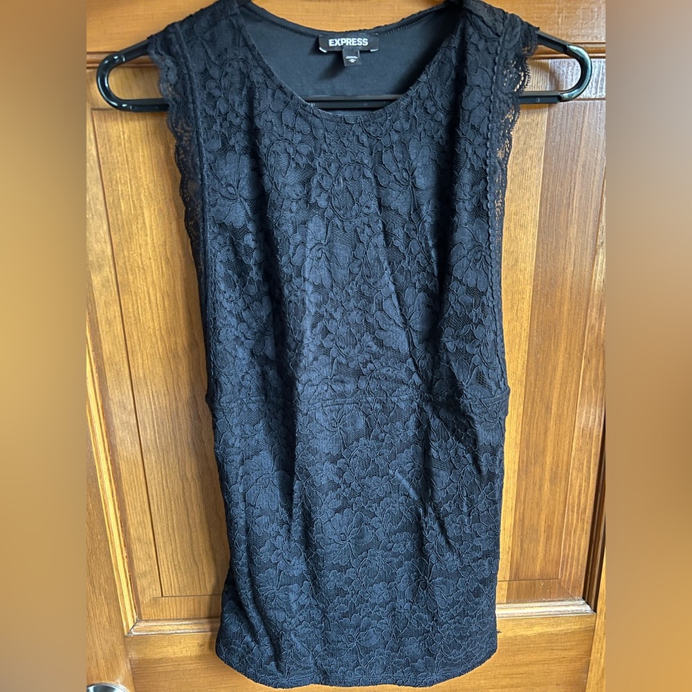 Elegant Black Lace Top